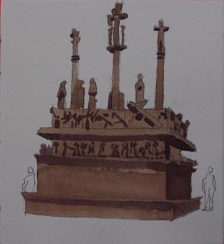 Calvaire de Tronoën à Saint-Jean Frolimon