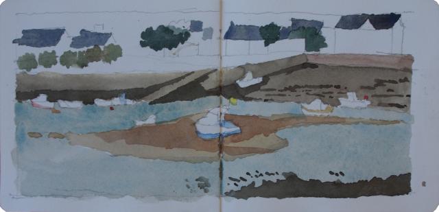 Penmach à marée basse