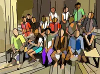 le groupe, oeuvre digitale, collectif