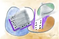 Ensembles, oeuvre digitale, peinture abstraite